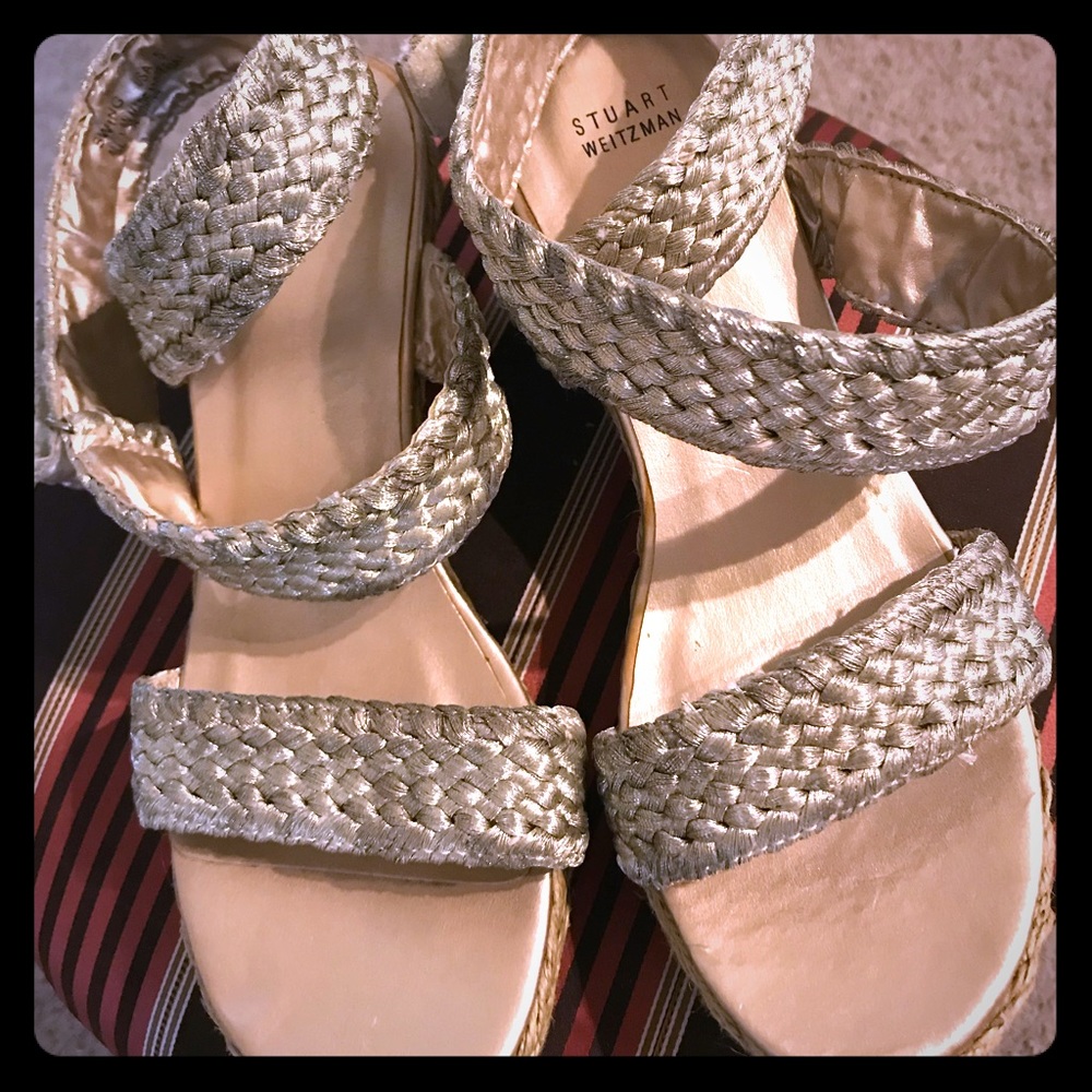 Stuart Weitzman wedge sandals